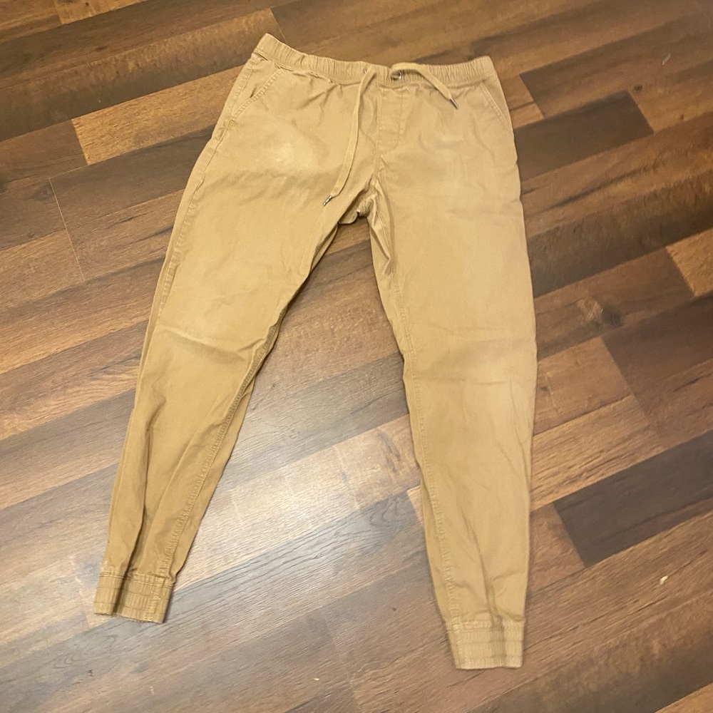 Express Men’s Tan Cargo Joggers